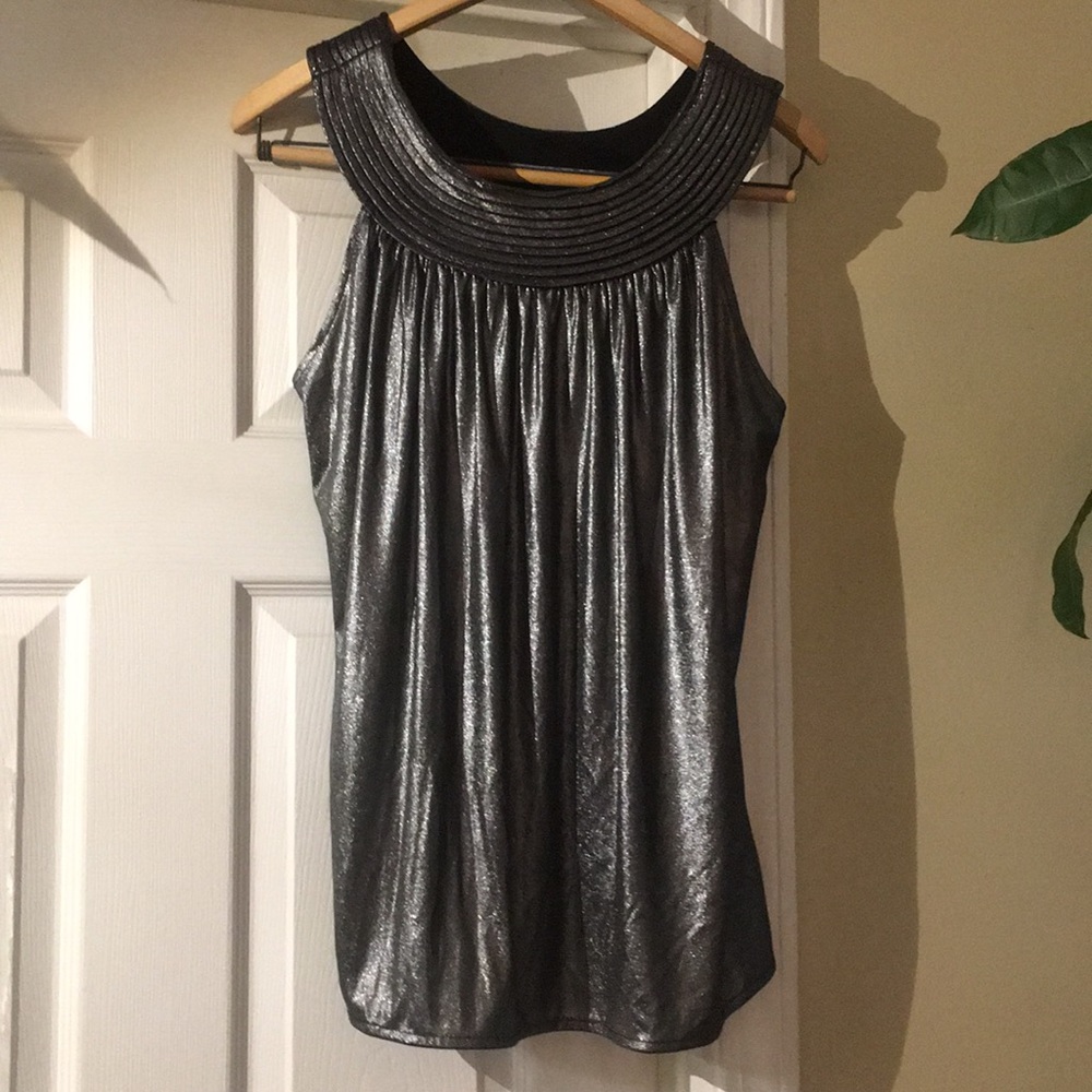 Silver blouse